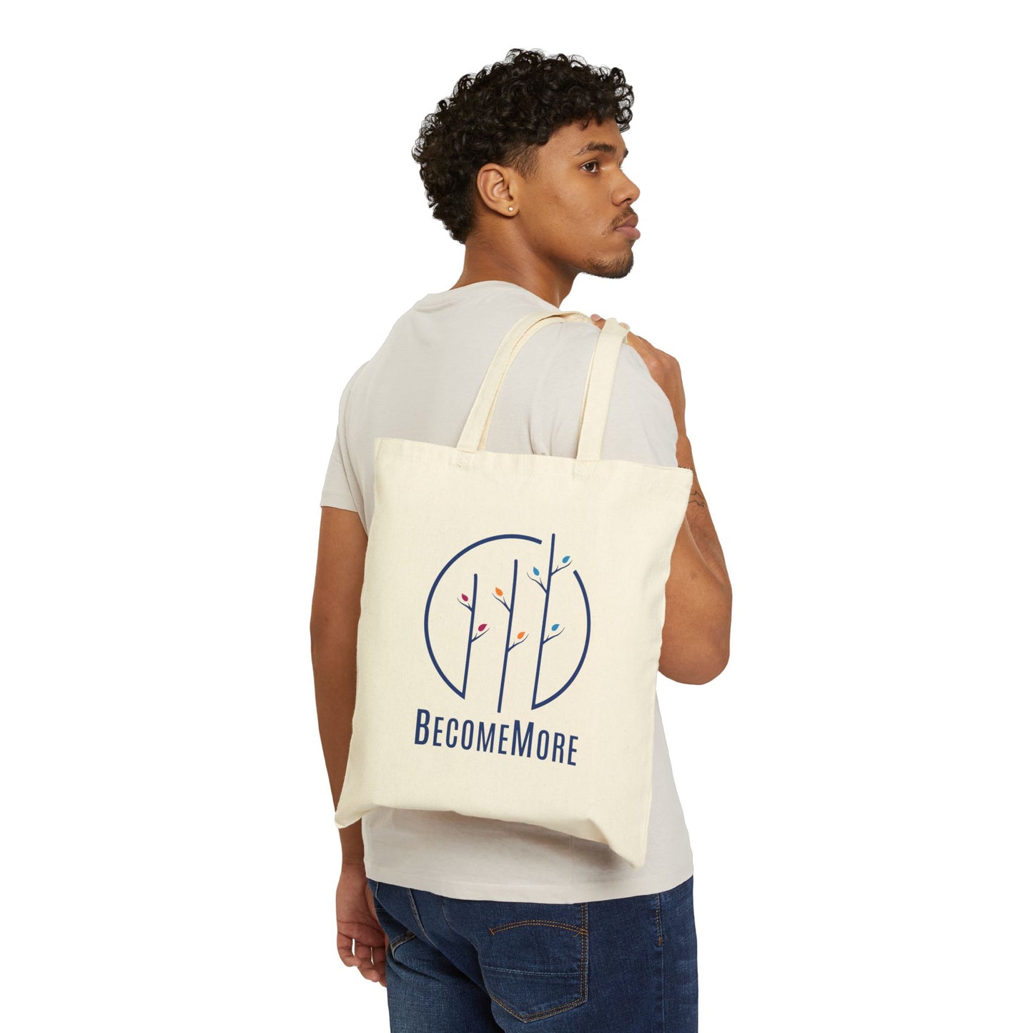 BecomeMore Canvas Tote Bag — Inspirational Eco-Friendly Market Tote