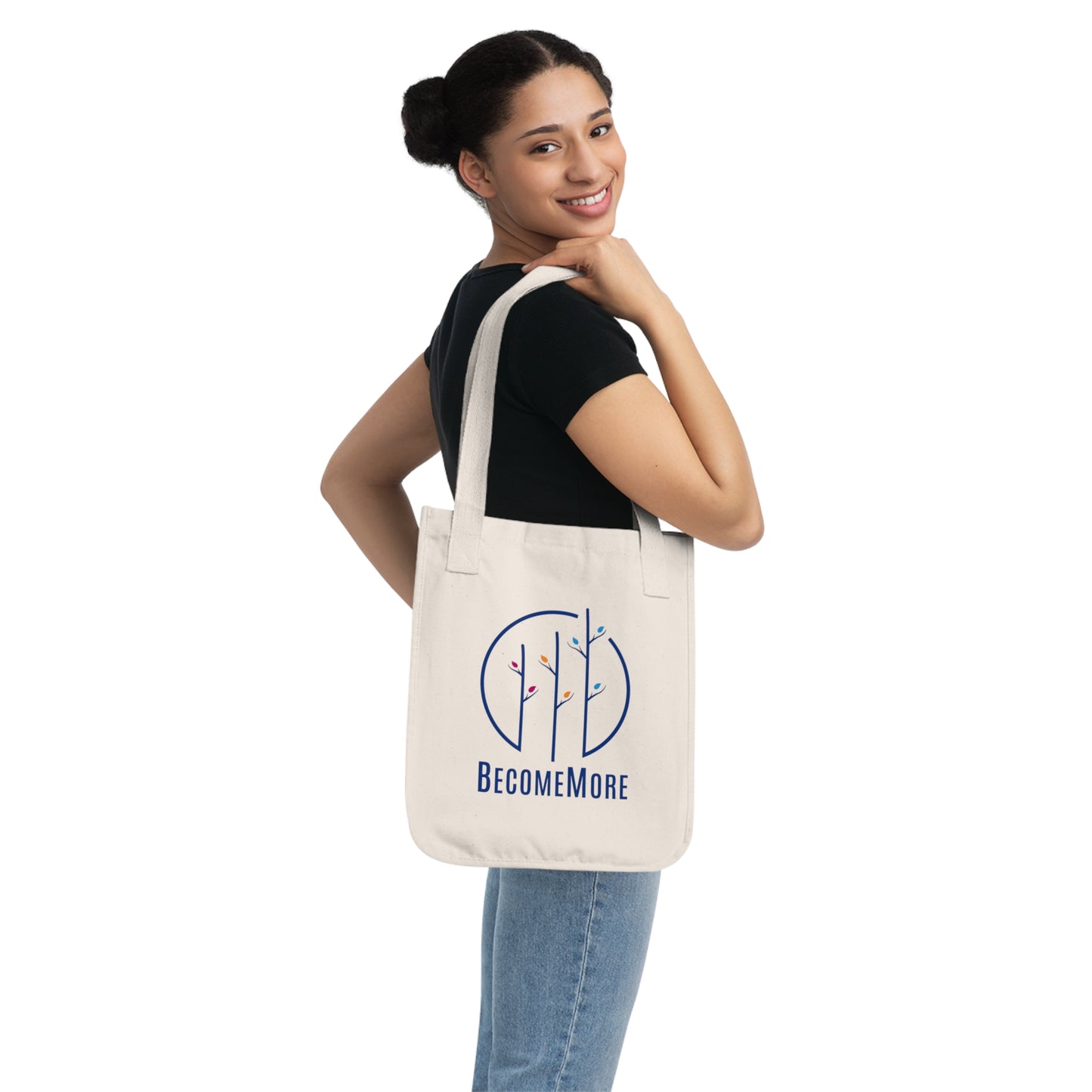 BecomeMore Organic Canvas Tote Bag