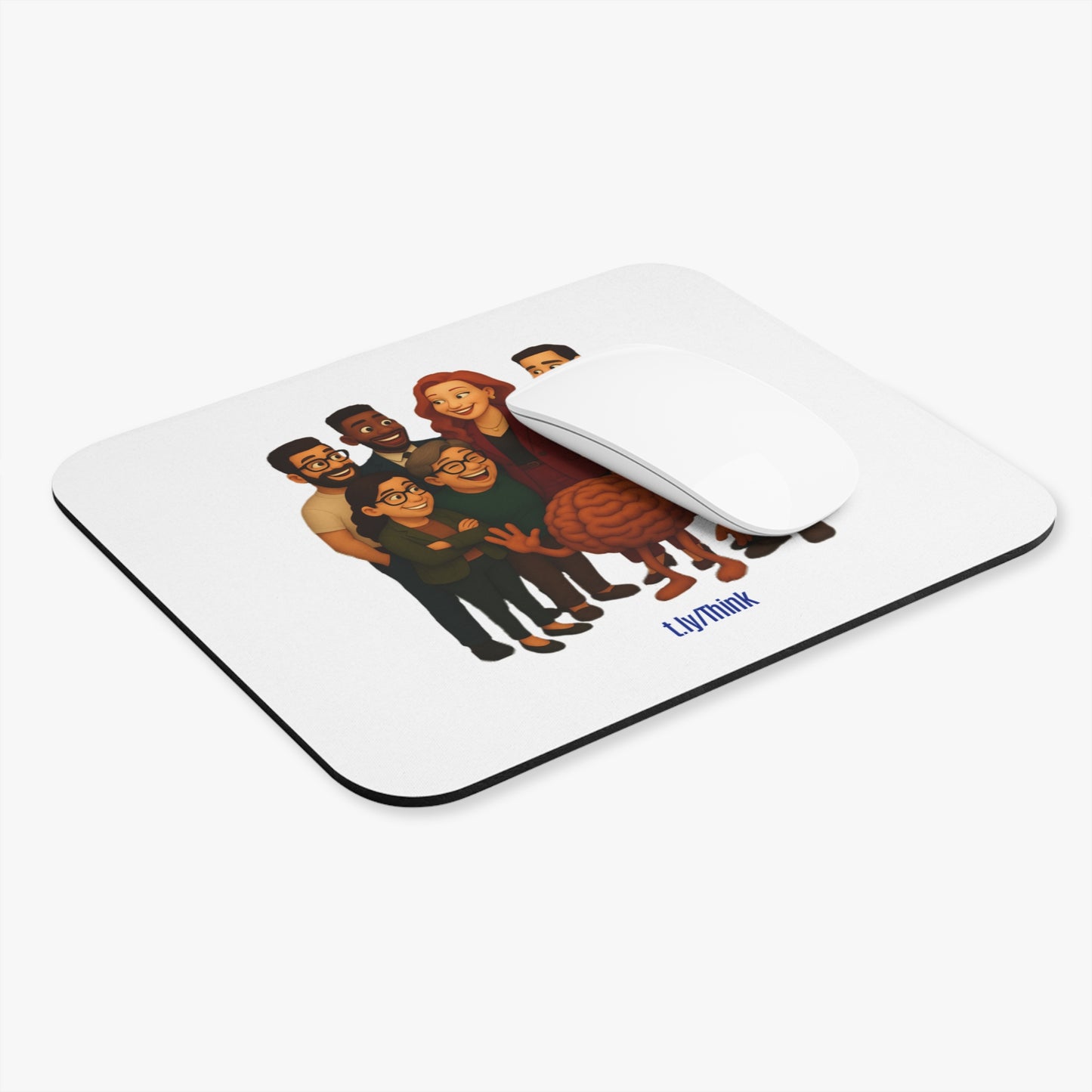 Think: The Road Less Traveled Mouse Pad