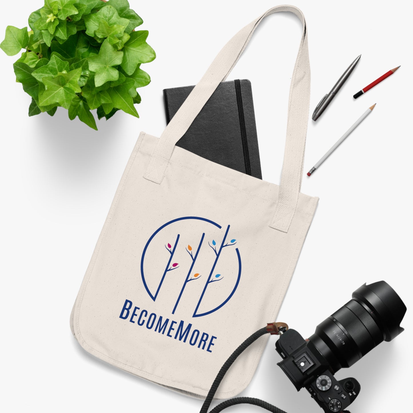 BecomeMore Organic Canvas Tote Bag