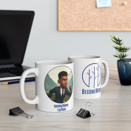 Mug 11oz - Running Rodney Coffee Cup