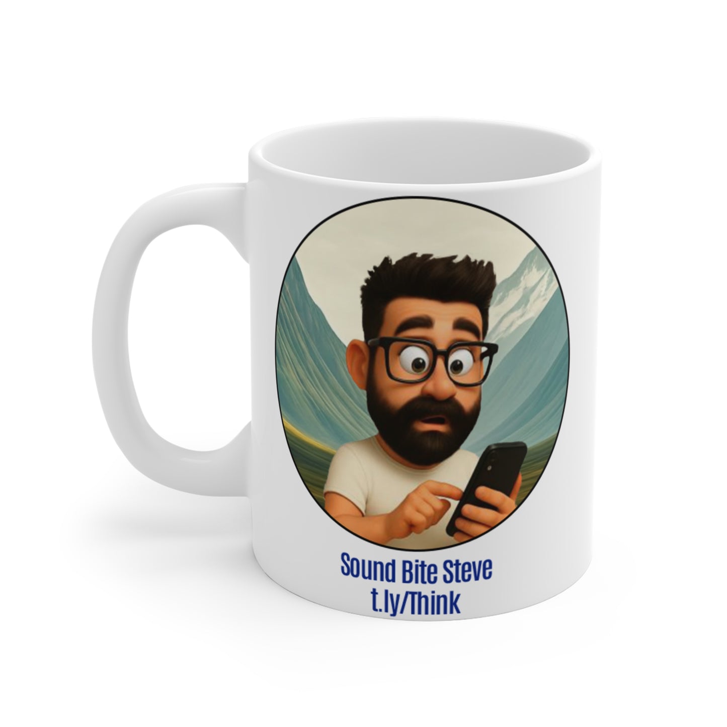 Mug 11oz Sound Bite Steve Mug