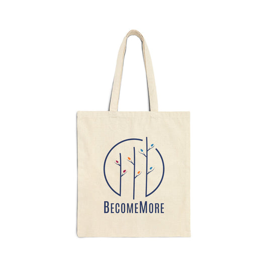 BecomeMore Canvas Tote Bag — Inspirational Eco-Friendly Market Tote